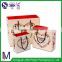 Custom printed food packaging shopping different USA kraft paper bag