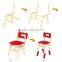 Love shaped infant table kid classroom chair kid furniture for children