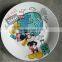 wholesale porcelain kids lunch plate cartoon dishes cheap dinner plate, kids ceramic food tray