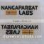 2D or 3D transparent PVC rubber patch for sportwear