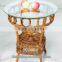 Cheap living room rattan/wicker coffee table