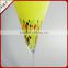 Wholesale Lead Free Clear Bugle Champagne Flute With Colorful Speckle