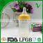 BPA free mini transparent popular wholesale plastic drinking bottle for milk drinking