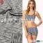 Knitting Polyester Elastane Plain Space Dye Fabric For Tank Top
