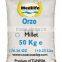 Orzo Barley. Halal Certified Orzo. Bulk Barley with KOSHER certification. Meduim Grain Orzo 50 Kg Bag.