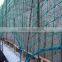 PP green color knotted trailer cargo net