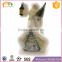 Factory Custom made best home decoration gift polyresin resin figurine with fabric