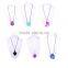 Stylish Teething Necklace And Pendant Silicone Natural Rubber Teether