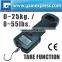 25kgs Water Resistant Digital Scale Hanging Fishing Luggage lb oz Tare