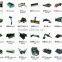 Attachments for Skid Steer Loader, Backhoe Loader, Angle Broom