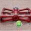 Red color mountain racing bike pedals
