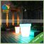 16 colors chang high tech garden Led Illuminate Glowing Flower Pot outdoor led pot lights/Led Plastic Flower Vase with remote