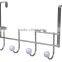 Metal Wire Silver Plastic Beads 4 Doorback Hook
