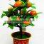 High quality atificial Orange tree bonsai real touch wholesale for indoor & outdoor decoration