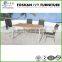 Outdoor garden 7pcs aluminum table and chair dining set/aluminum furniture