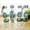300ml custom private lable reusable glass water bottle with cloth cover