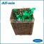 Garden tools rattan planter rustic wicker basket with inside lining