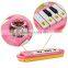 2015 ICTI factory hot new electroic mini toy piano, musical baby piano educational toy with good quality &cartoon image