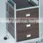 Home furniture rolling plastic storage trolley, mobile P.P drawer cart