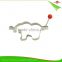 ZY-F1462 stainless steel egg ring pp ball handle fried egg ring elephant style mold