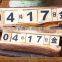 Eco-friendly reused wooden calendar/creative wood calendar