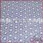 Small flower embroidery nylon volle lace fabric for dress
