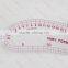 Chinese Manufacturer OEM HIP LINE SEWING RULER / plastic 48cm french curves for fashion design # 6248