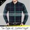 Garments producers wholesale factory price plaid casual flash georgette shirt designs for men