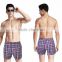 T/C woven fabric men's boxer shorts