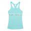 blank Ladies T-Back Singlet 100% Cotton plain racerback singlet custom for ladies cheapest price wholesale