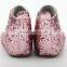 Long shoes Custom Toddler Baby genuine leather girls shoes for kids