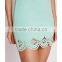 Fashion laser cut scalloped party dresses short party dress 2015