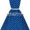 Walson C89342A New 50s Lady Polka Dot Fitted Pencil Wiggle Vintage Retro Style Rockabilly Dress