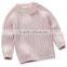 little girls lovely pink color knitting patterns acrylic sweaters for wholesale