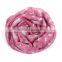 Cotton Polyester Blend Scarves & Wraps Rectangle Silver Fuchsia Feather Custom Made Scarf