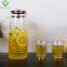 Water bottle wholesale glass bottle wholesale water jug glass decanter Glass bottle for kitchen resturant and hotel