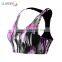 latest design full sublimation Removable pads sports bra
