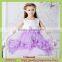 Butterfly tie kids lavender crochet dress girl wedding dress