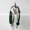 Multicolor or Pure colour genuine rabbit hair ball knitted wool scarf