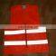 EN10471 Wholesale Hi Vis Reflective Fluorescent Polyester Polise Vest