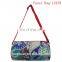 Fashion Colorful Flowers Printing Quilted Ethnic Bag