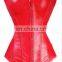 Wholesale red leather corset tops to wear out Corset Tops To Wear Out