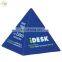 PU Foam Toy Custom Logo Pyramid Stress Reliever Publicidad Ever Promos