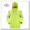 heavy duty reflective safety nylon rain jacket for policeman