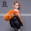 2017 New Down For The Winter Mens Pilot Orange Fur Bomber coats