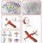 Promotional 3D puzzle toy diy plane paper for kids 2016
