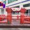 Flashing eyes Mechanical Inflatable bull rodeo with western inflatable mat