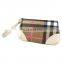 Plaid cloth fabric mini cosmetic bags lipstick makeup bag ladies handbag mini coin purse