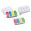 full color sets mini portable highlighter with plastic case