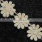 100%cotton new design flower embroidery lace trim